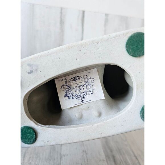 Canton collection twos company elephant vase bowl unique blue Delph statue figur - Picture 8 of 8